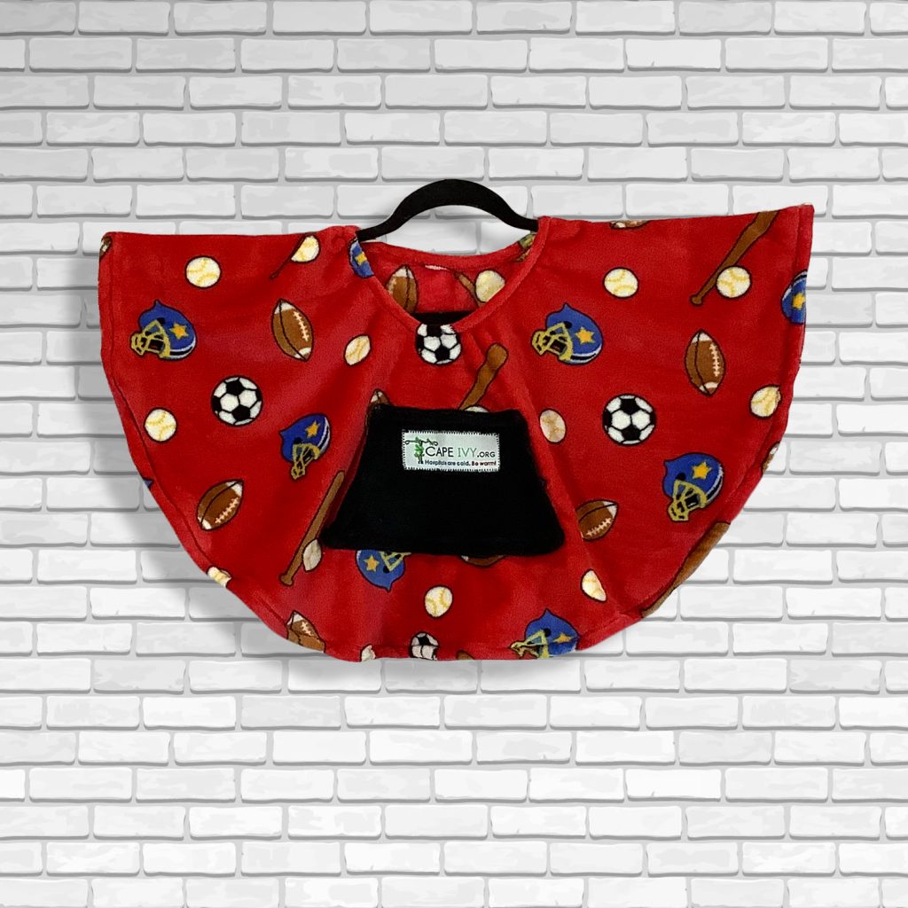 toddler hospital cape ivy play ball front
